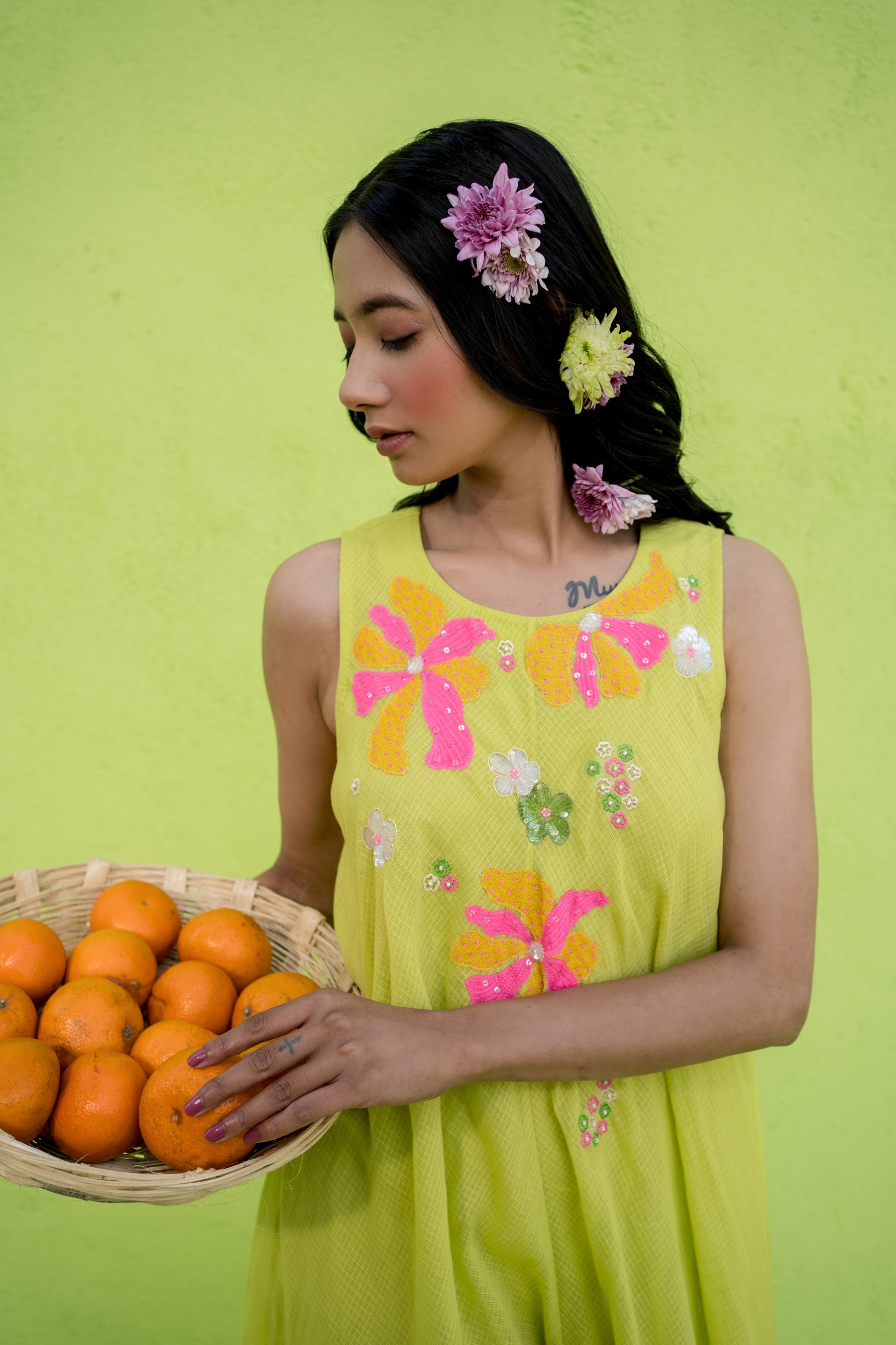 Light green Aline dress