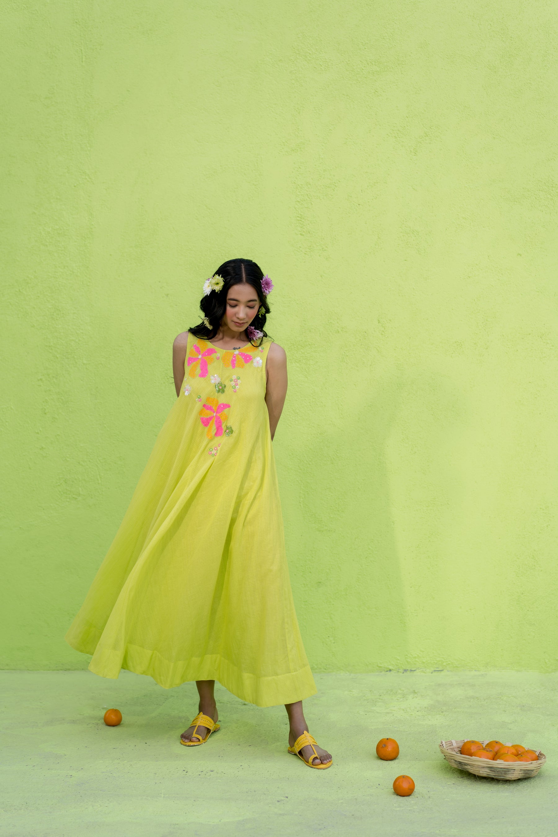 Light green Aline dress