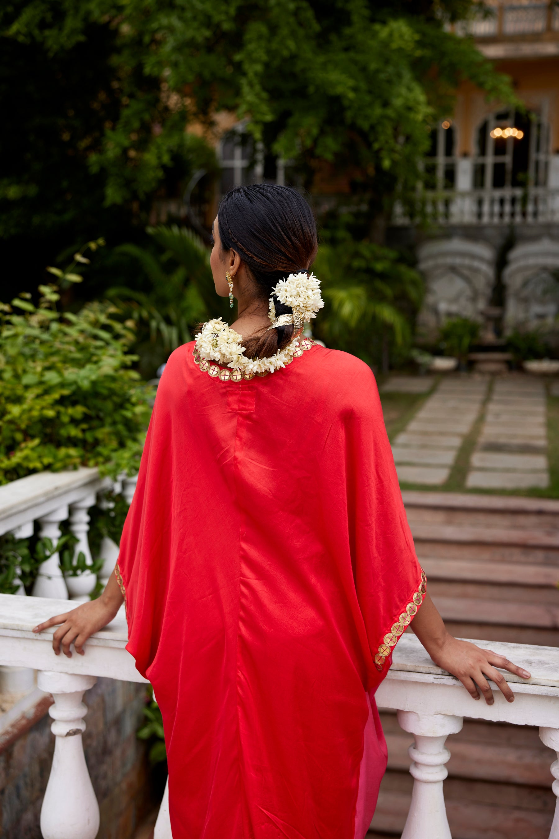 Red and pink Kaftan