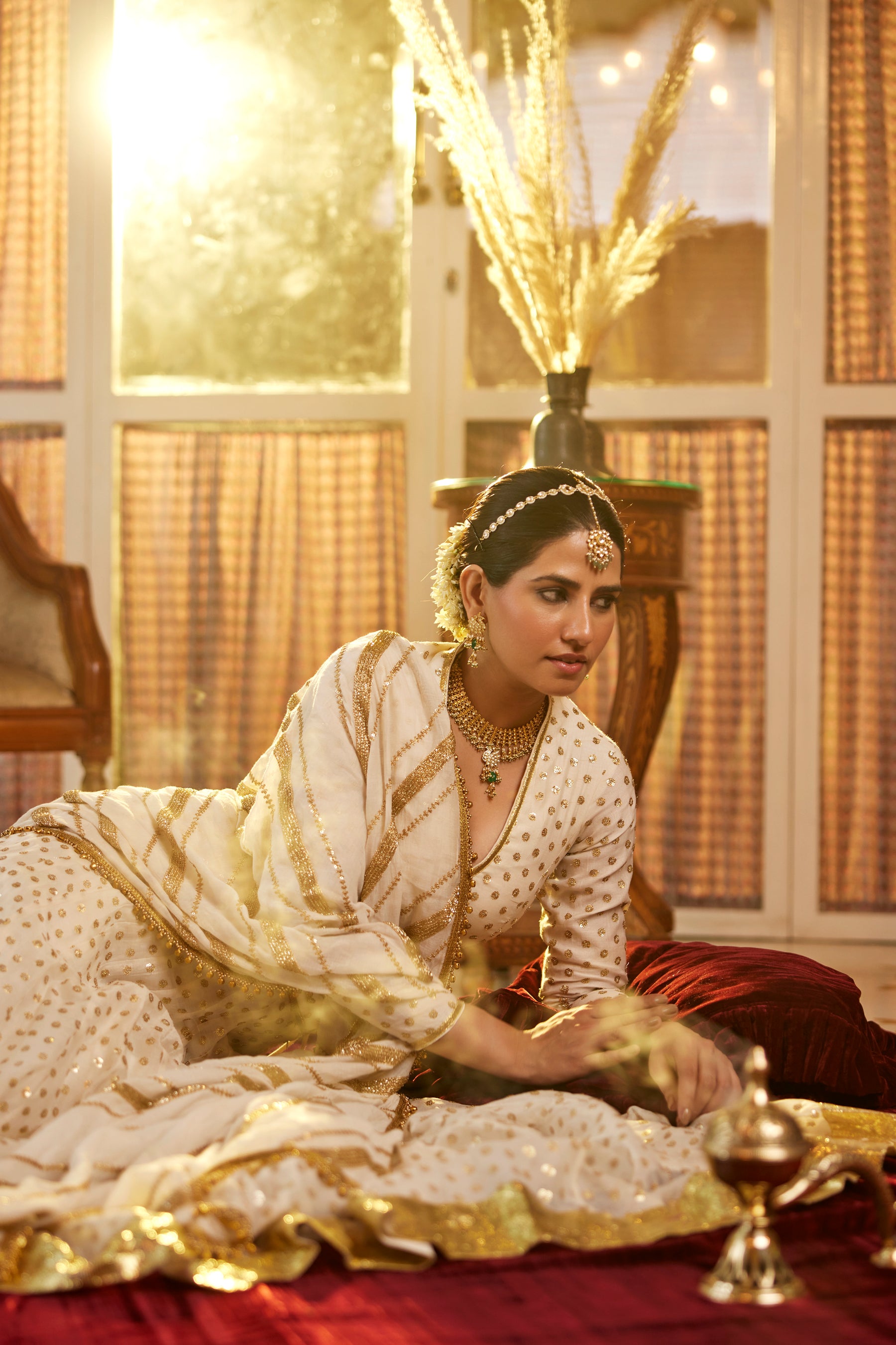 Off White Lehenga