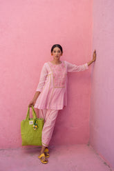 Baby pink salwar set