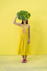 Yellow Aline dress