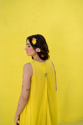 Yellow Aline dress