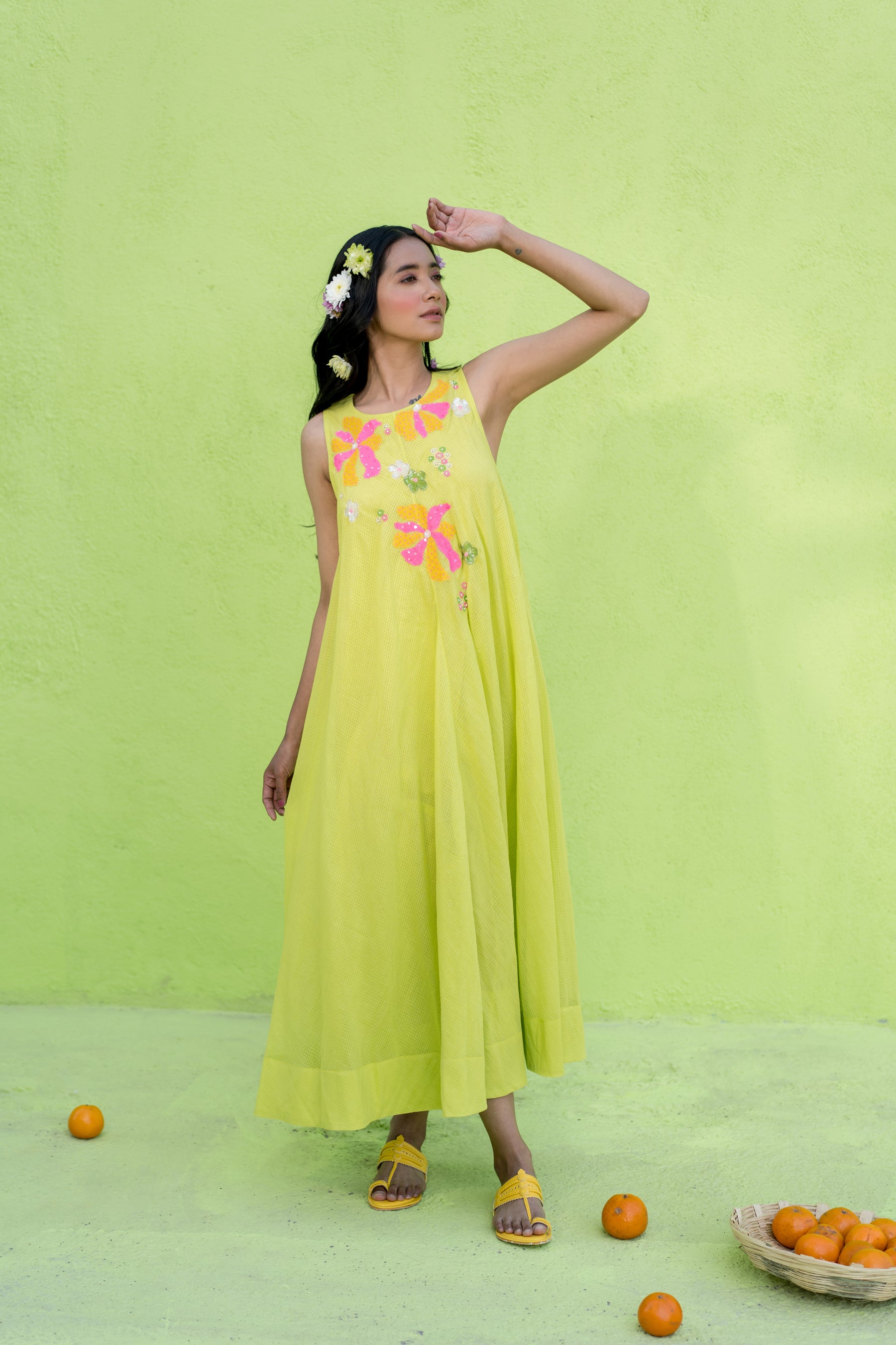 Light green Aline dress