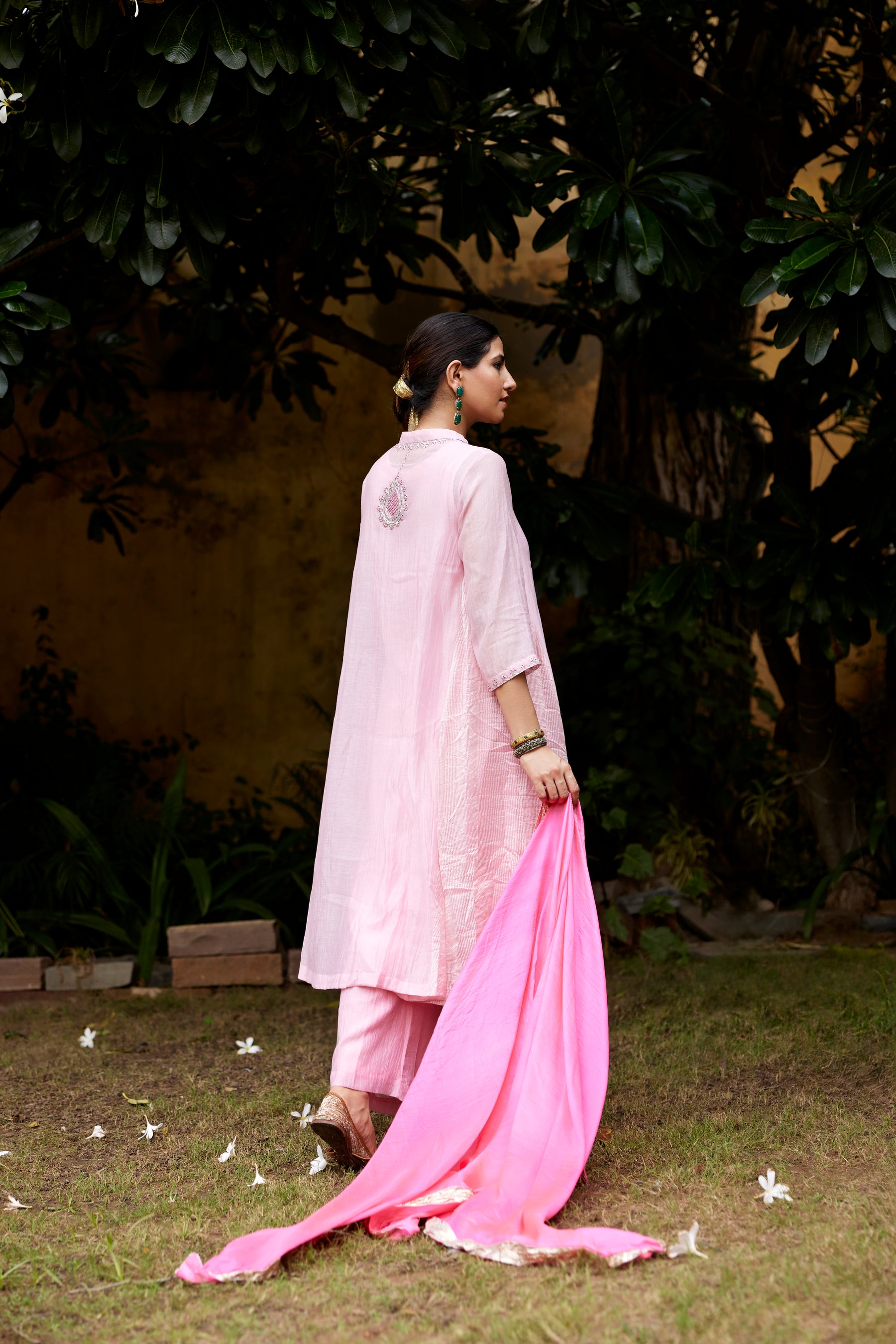 Baby Pink Kurta Set