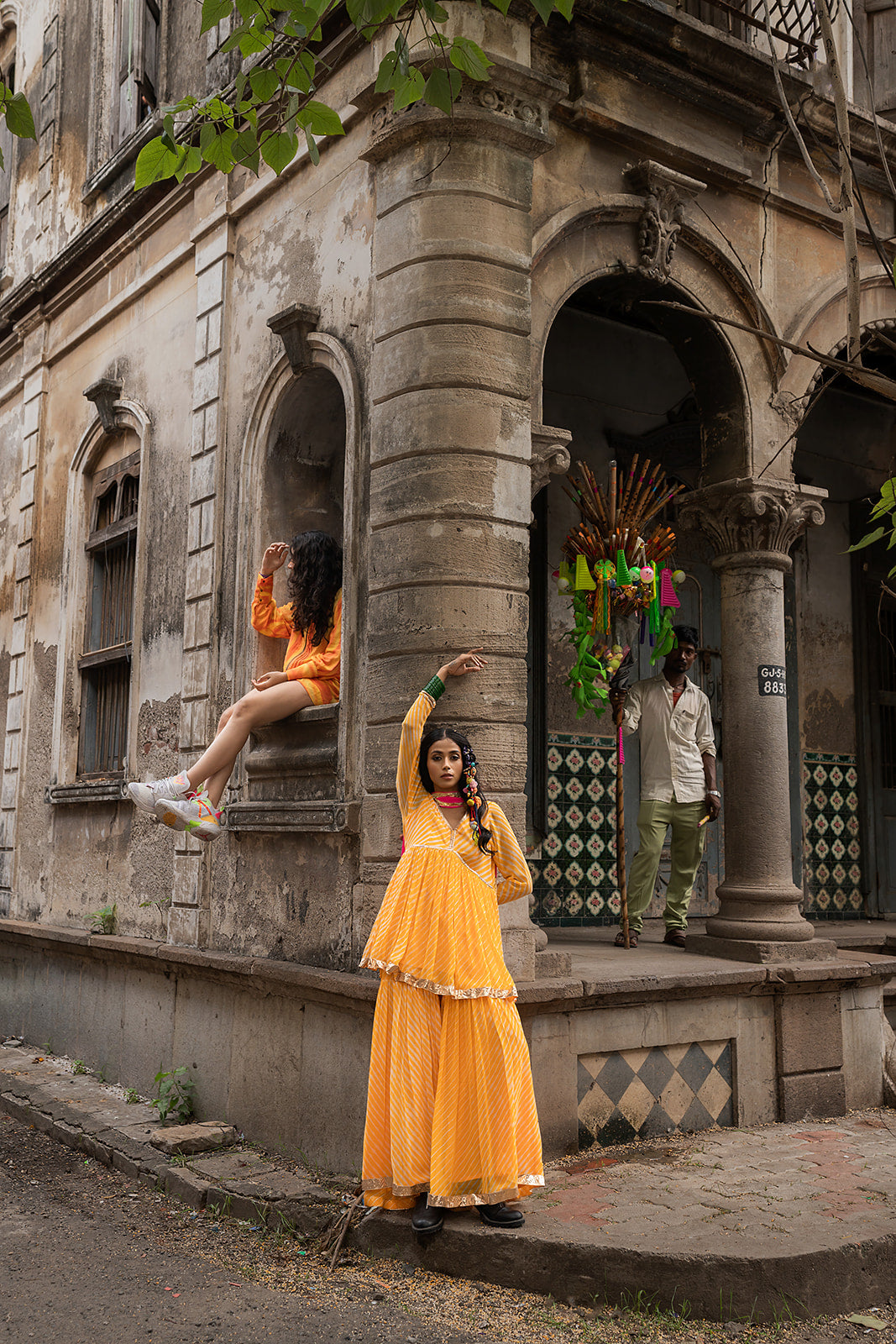 Haldi Sharara set