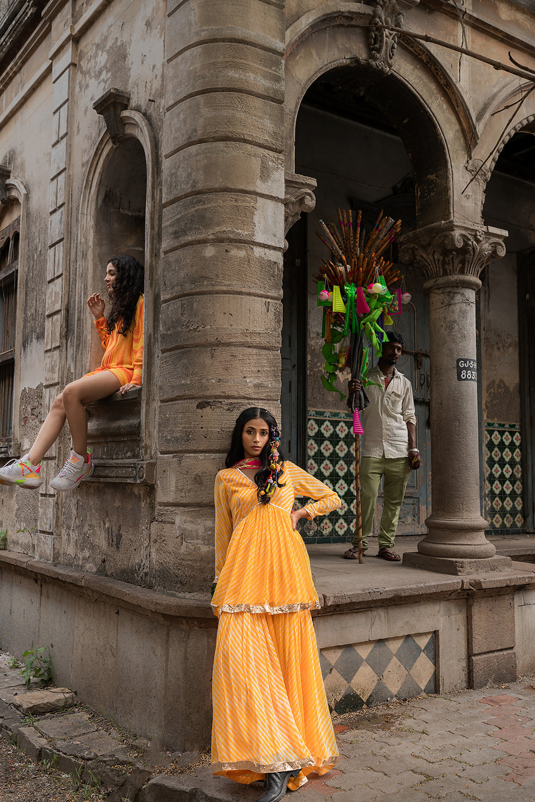 Haldi Sharara set